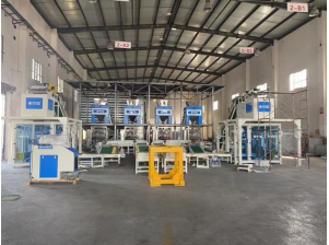 4 automatic packaging machines and 2 secondary packaging production machines is for DATIAN SEEDS. Testing and comissioning is successful.